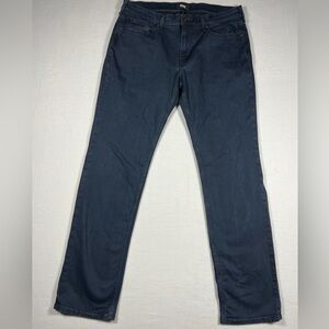 Paige Normandie Straight Leg Dark Wash Blue Jeans Mens Size 36
